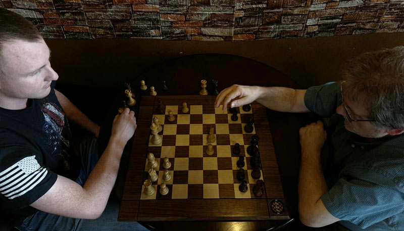 Student in a Ryan Deering Chess Private Lesson